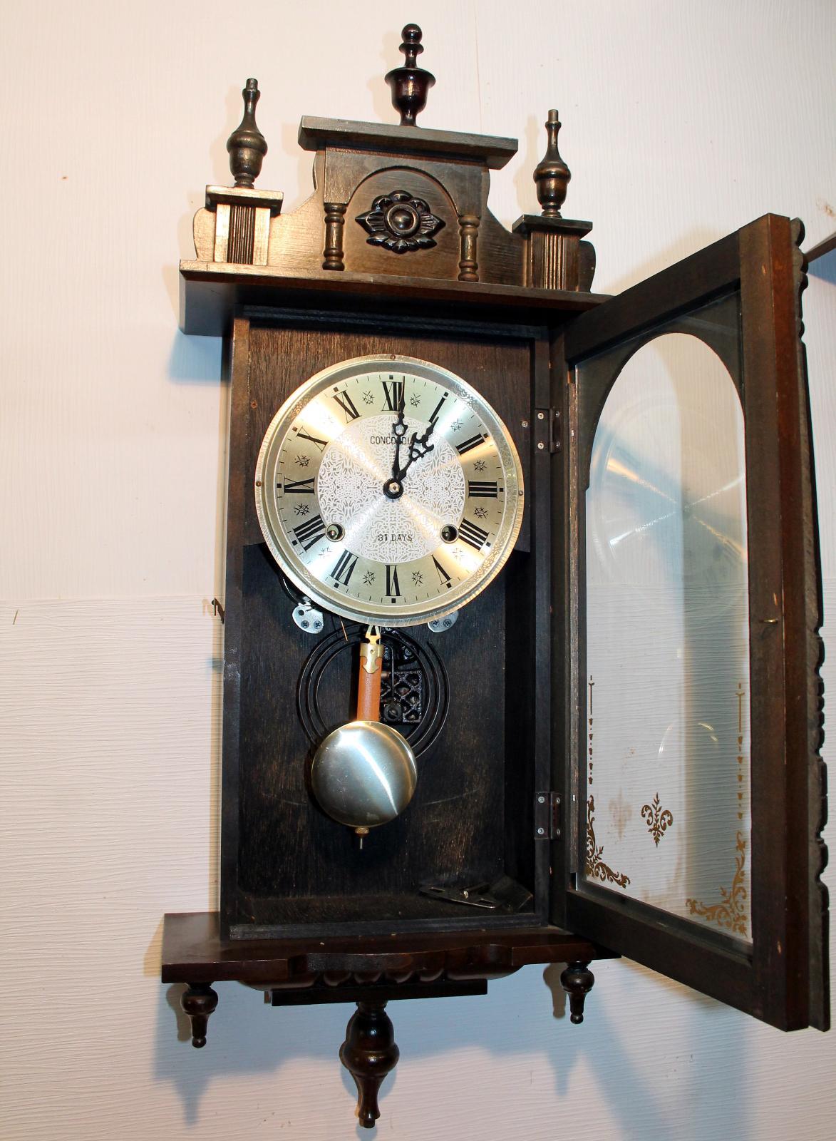 *Concordia Wall Clock Regulator Chime clock 31 Day * eBay