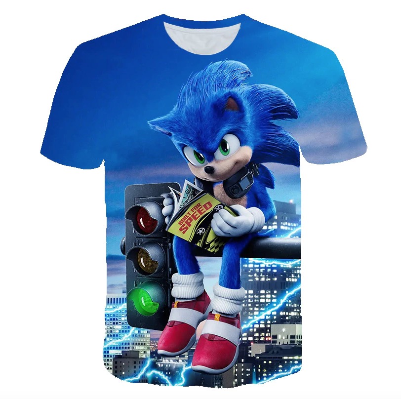 maglia sonic bambino