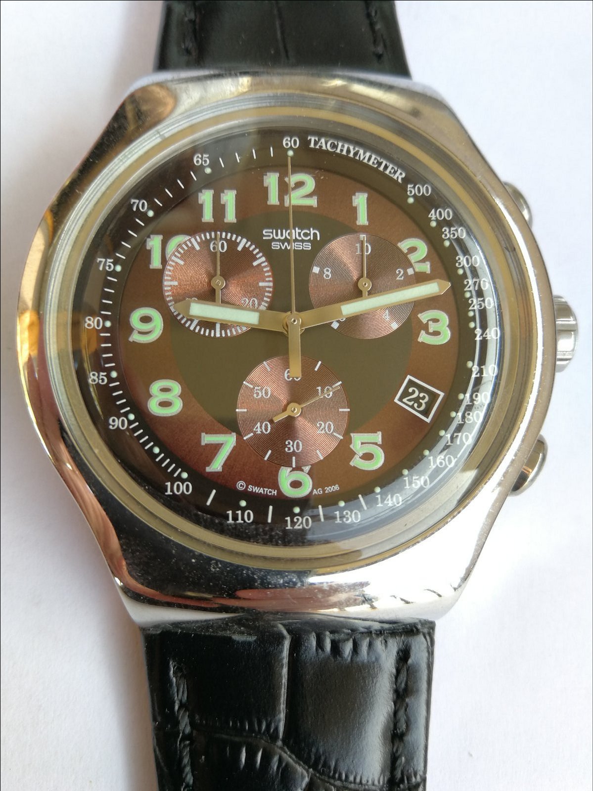 swatch irony new chrono
