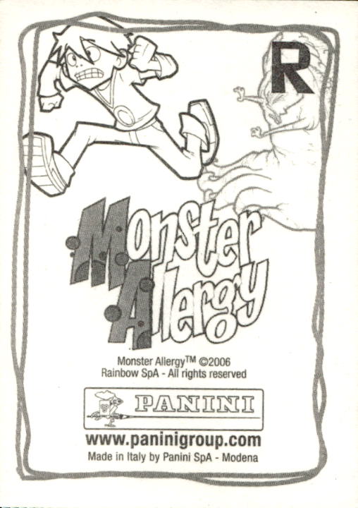 Panini Monster Allergy 2006 ''Vorhang Menü'' Figur - Bild 7 von 223