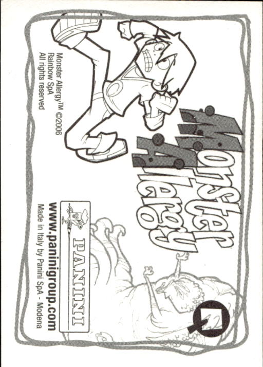 Panini Monster Allergy 2006 ''Vorhang Menü'' Figur - Bild 9 von 223