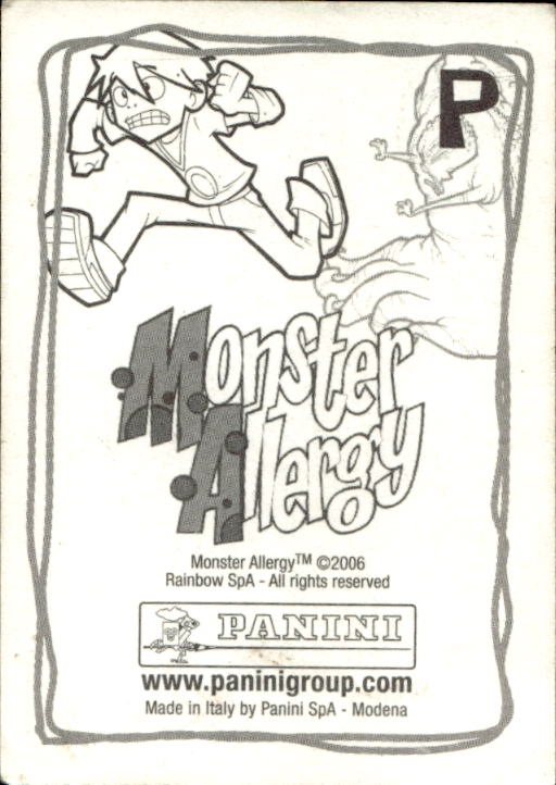 Panini Monster Allergy 2006 ''Vorhang Menü'' Figur - Bild 11 von 223