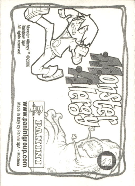 Panini Monster Allergy 2006 ''Vorhang Menü'' Figur - Bild 13 von 223