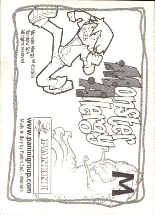 Panini Monster Allergy 2006 ''Vorhang Menü'' Figur - Bild 17 von 223