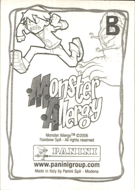Panini Monster Allergy 2006 ''Vorhang Menü'' Figur - Bild 25 von 223