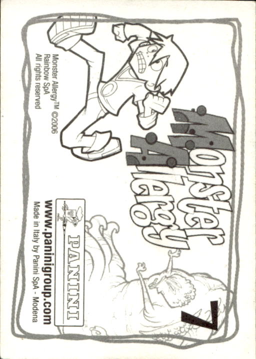 Panini Monster Allergy 2006 ''Vorhang Menü'' Figur - Bild 31 von 223