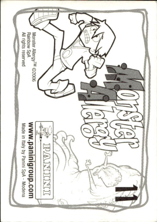 Panini Monster Allergy 2006 ''Vorhang Menü'' Figur - Bild 35 von 223