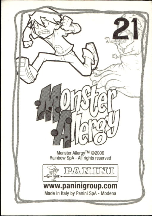 Panini Monster Allergy 2006 ''Vorhang Menü'' Figur - Bild 43 von 223