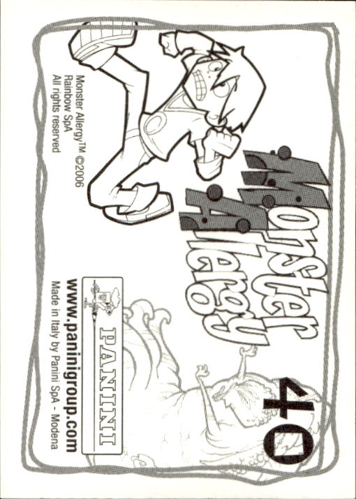 Panini Monster Allergy 2006 ''Vorhang Menü'' Figur - Bild 61 von 223