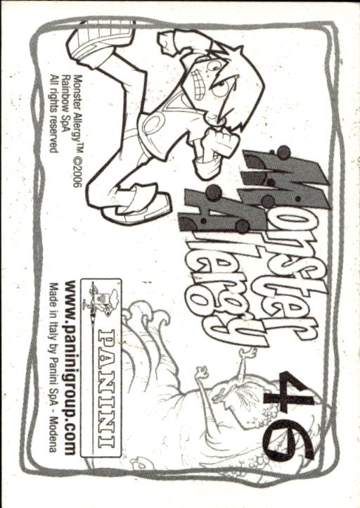 Panini Monster Allergy 2006 ''Vorhang Menü'' Figur - Bild 69 von 223