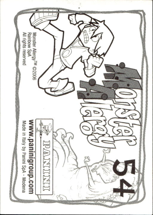 Panini Monster Allergy 2006 ''Vorhang Menü'' Figur - Bild 73 von 223