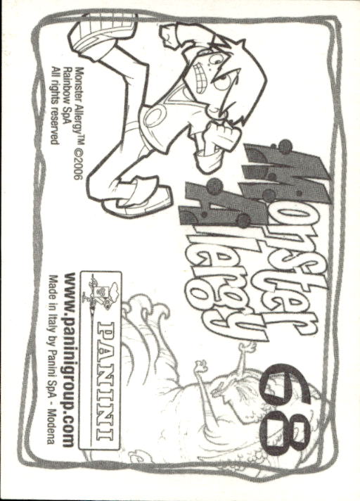 Panini Monster Allergy 2006 ''Vorhang Menü'' Figur - Bild 95 von 223