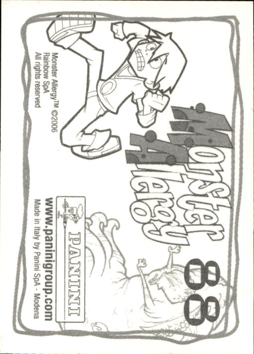 Panini Monster Allergy 2006 ''Vorhang Menü'' Figur - Bild 107 von 223