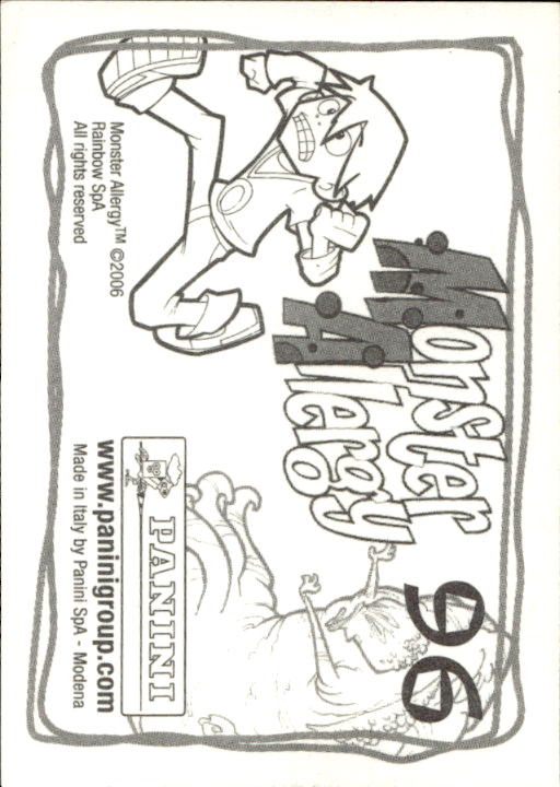 Panini Monster Allergy 2006 ''Vorhang Menü'' Figur - Bild 111 von 223