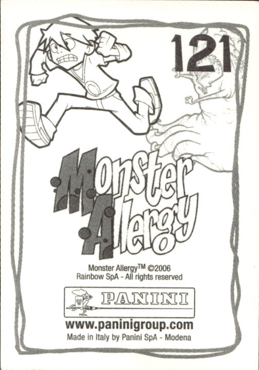 Panini Monster Allergy 2006 ''Vorhang Menü'' Figur - Bild 133 von 223