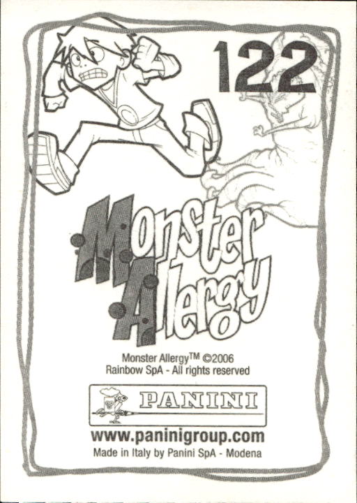 Panini Monster Allergy 2006 ''Vorhang Menü'' Figur - Bild 135 von 223