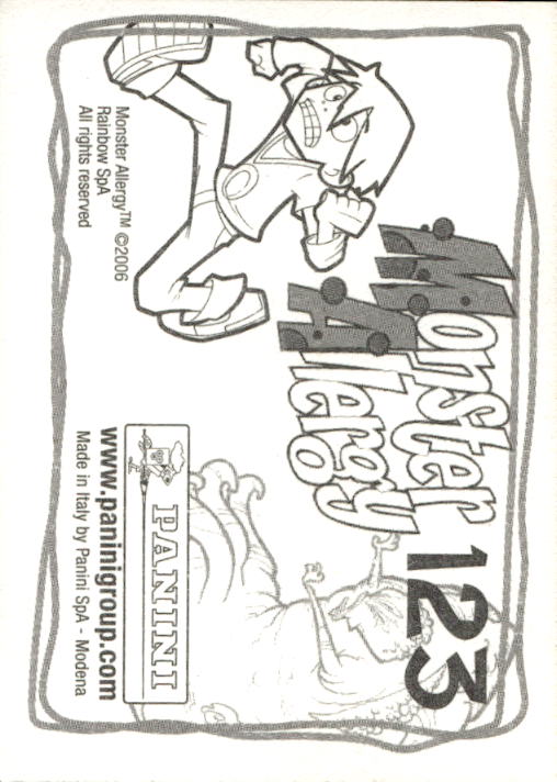Panini Monster Allergy 2006 ''Vorhang Menü'' Figur - Bild 137 von 223