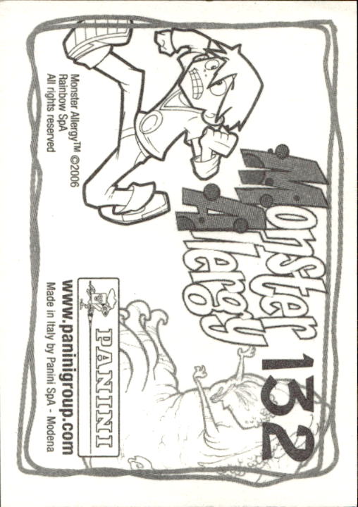 Panini Monster Allergy 2006 ''Vorhang Menü'' Figur - Bild 139 von 223