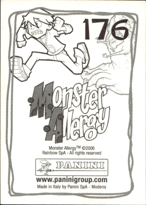 Panini Monster Allergy 2006 ''Vorhang Menü'' Figur - Bild 195 von 223