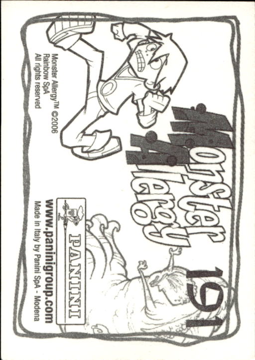 Panini Monster Allergy 2006 ''Vorhang Menü'' Figur - Bild 213 von 223