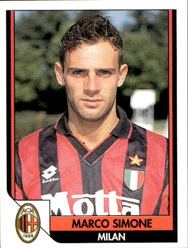 figurina ''Menù a Tendina'' calciatori 1993 Sl Service Line 1/3 - Picture 352 of 495