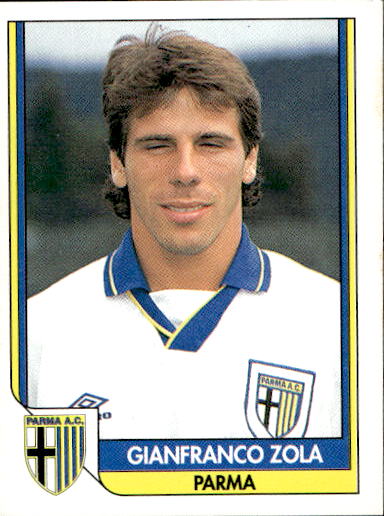 figurina ''Menù a Tendina'' calciatori 1993 Sl Service Line 1/3 - Picture 418 of 495