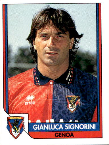 figurina ''Menù a Tendina'' calciatori 1993 Sl Service Line 1/3 - Picture 148 of 495