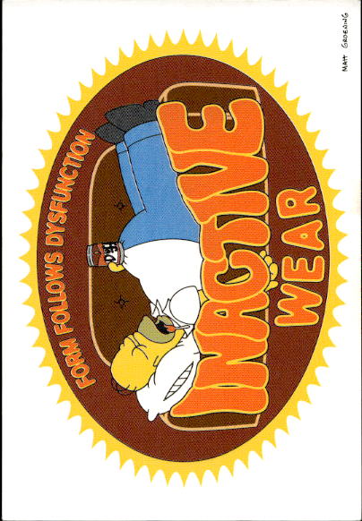 figurina ''Menù a Tendina'' The Simpsons 1999 Panini - Foto 230 di 241