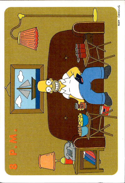 figurina ''Menù a Tendina'' The Simpsons 1999 Panini - Foto 68 di 241