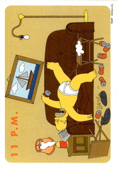 figurina ''Menù a Tendina'' The Simpsons 1999 Panini - Foto 74 di 241