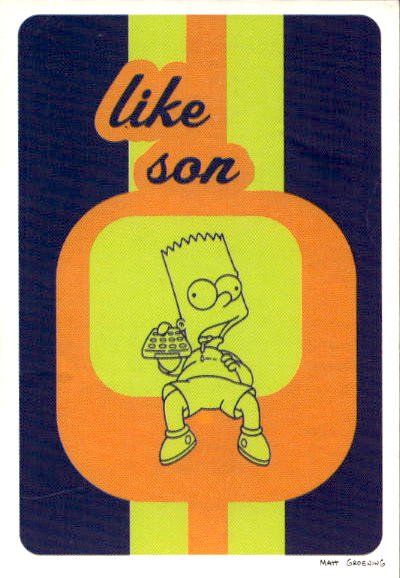 figurina ''Menù a Tendina'' The Simpsons 1999 Panini - Foto 80 di 241