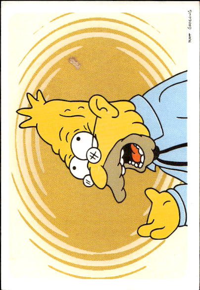 figurina ''Menù a Tendina'' The Simpsons 1999 Panini - Foto 92 di 241