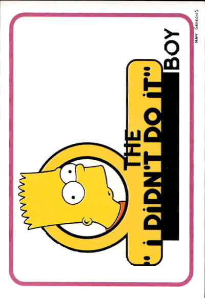 figurina ''Menù a Tendina'' The Simpsons 1999 Panini - Foto 98 di 241