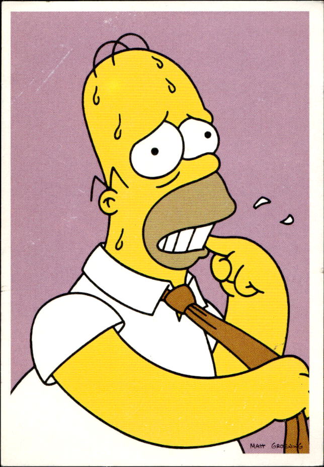 figurina ''Menù a Tendina'' The Simpsons 1999 Panini - Foto 94 di 241