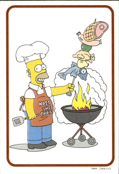 figurina ''Menù a Tendina'' The Simpsons 1999 Panini - Foto 168 di 241