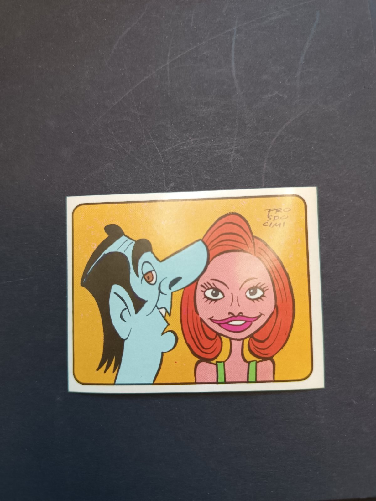figurina ''Menù a Tendina'' cantanti 1972 panini Vignetta autoadesiva con velina - Foto 24 di 181
