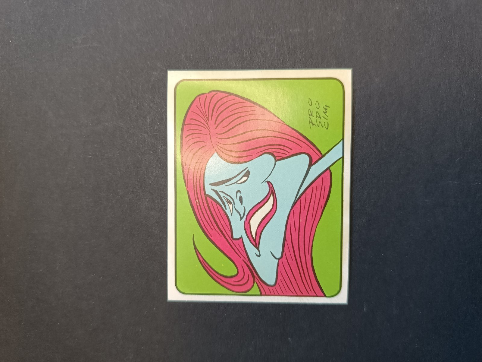 figurina ''Menù a Tendina'' cantanti 1972 panini Vignetta autoadesiva con velina - Foto 28 di 181