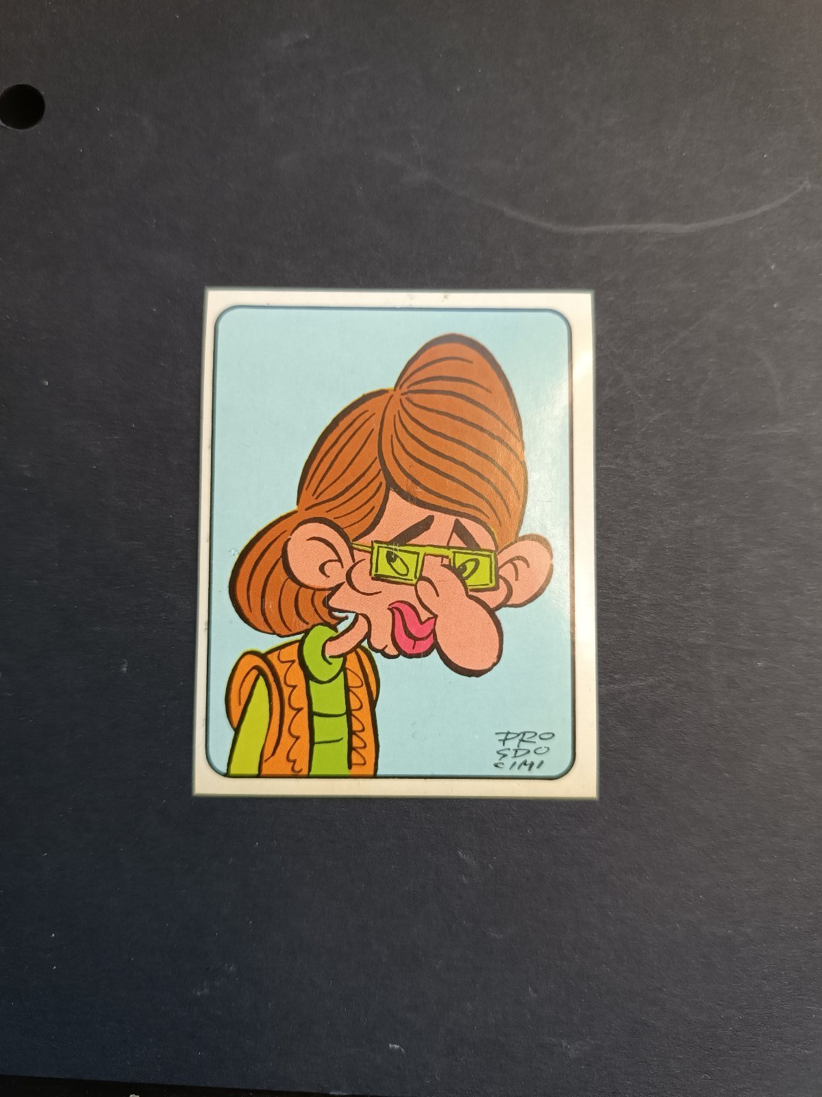 figurina ''Menù a Tendina'' cantanti 1972 panini Vignetta autoadesiva con velina - Foto 32 di 181