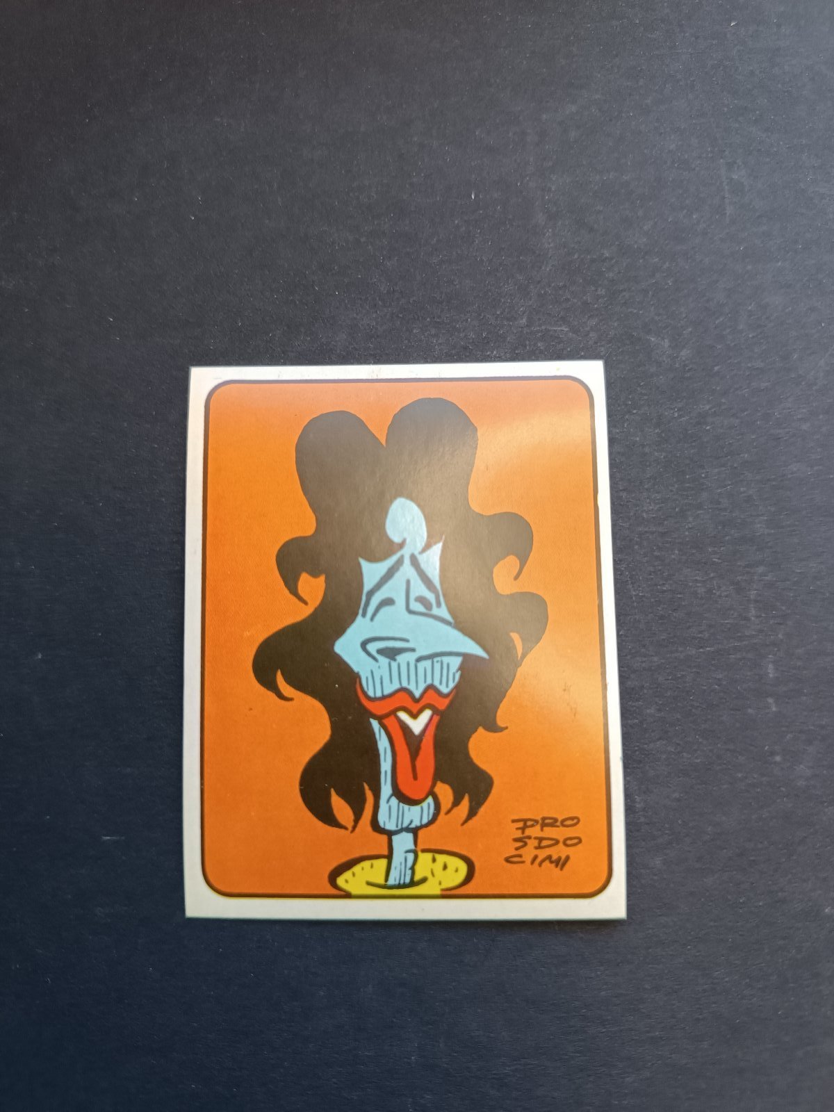 figurina ''Menù a Tendina'' cantanti 1972 panini Vignetta autoadesiva con velina - Foto 34 di 181