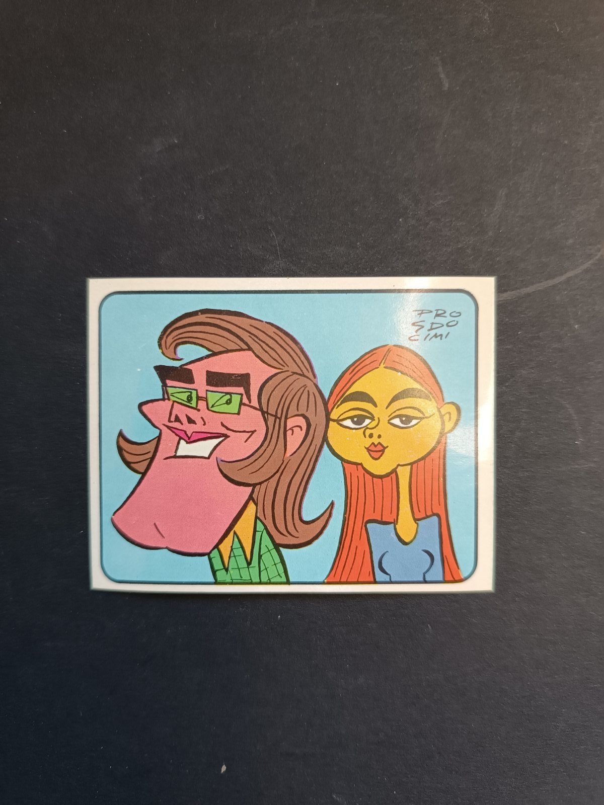 figurina ''Menù a Tendina'' cantanti 1972 panini Vignetta autoadesiva con velina - Foto 2 di 181