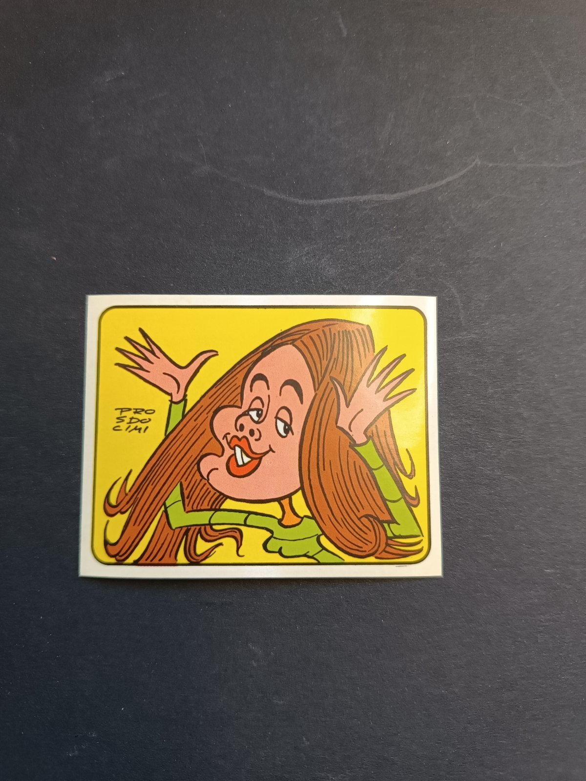 figurina ''Menù a Tendina'' cantanti 1972 panini Vignetta autoadesiva con velina - Foto 58 di 181