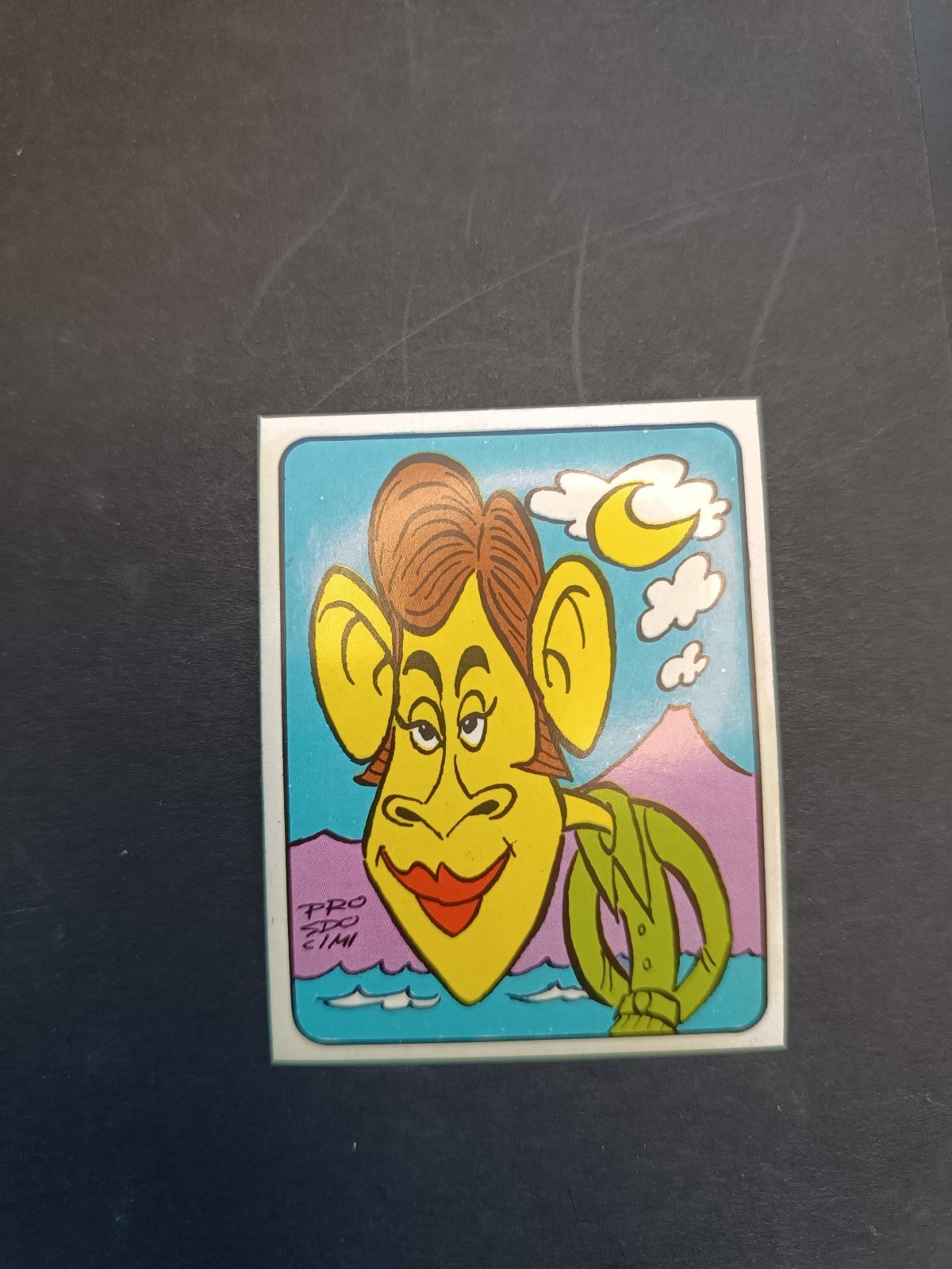 figurina ''Menù a Tendina'' cantanti 1972 panini Vignetta autoadesiva con velina - Foto 6 di 181