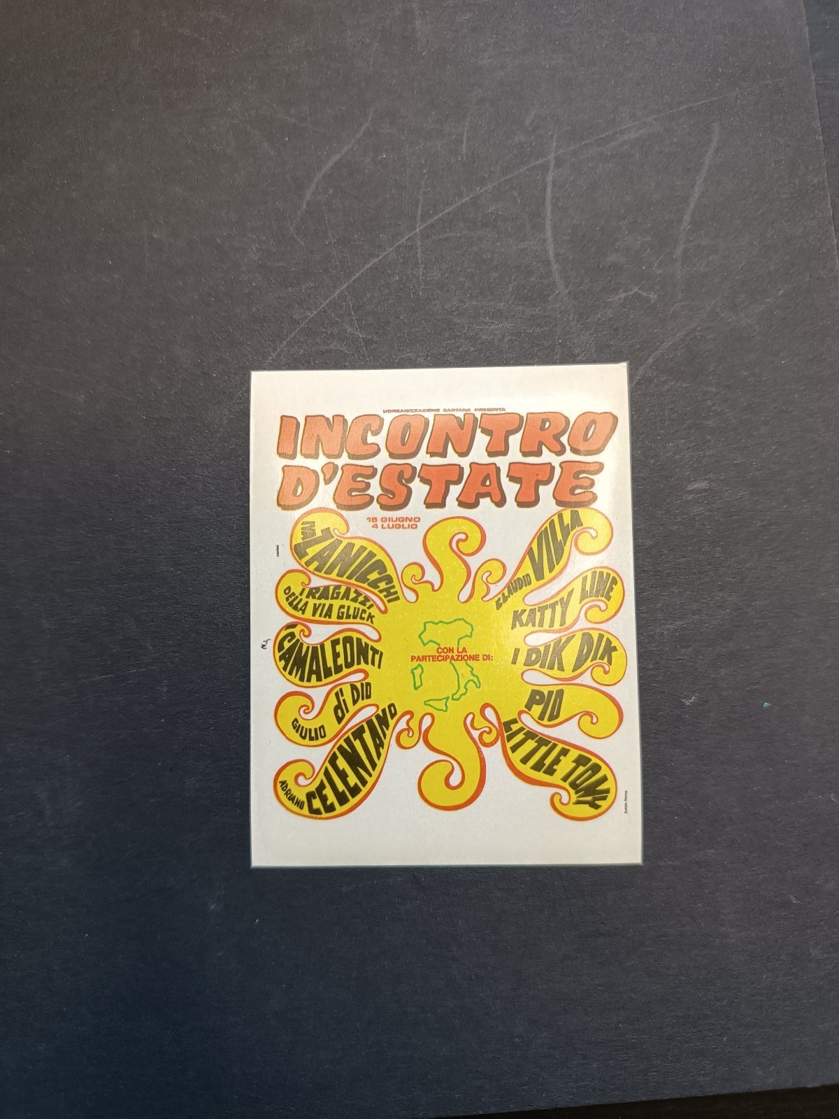 figurina ''Menù a Tendina'' cantanti 1972 panini Vignetta autoadesiva con velina - Foto 94 di 181