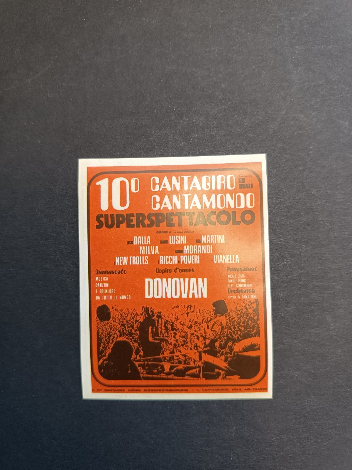 figurina ''Menù a Tendina'' cantanti 1972 panini Vignetta autoadesiva con velina - Foto 98 di 181
