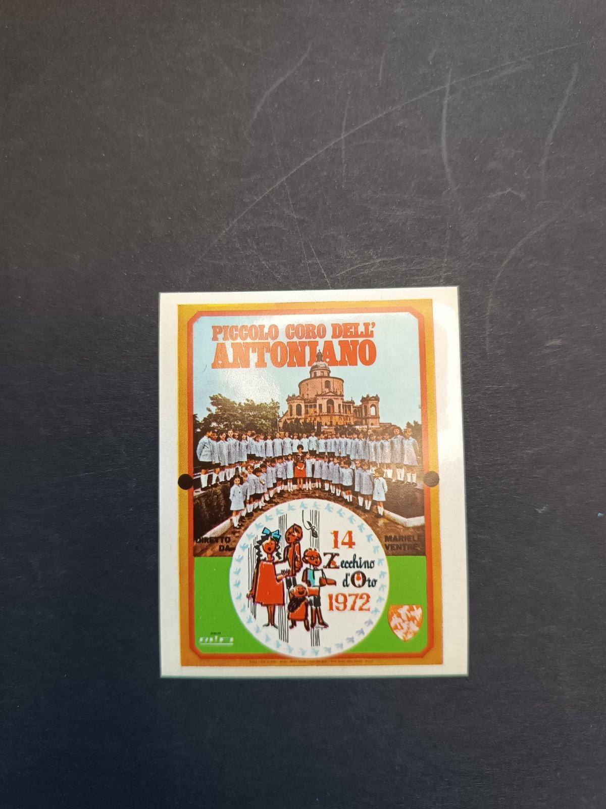 figurina ''Menù a Tendina'' cantanti 1972 panini Vignetta autoadesiva con velina - Foto 100 di 181