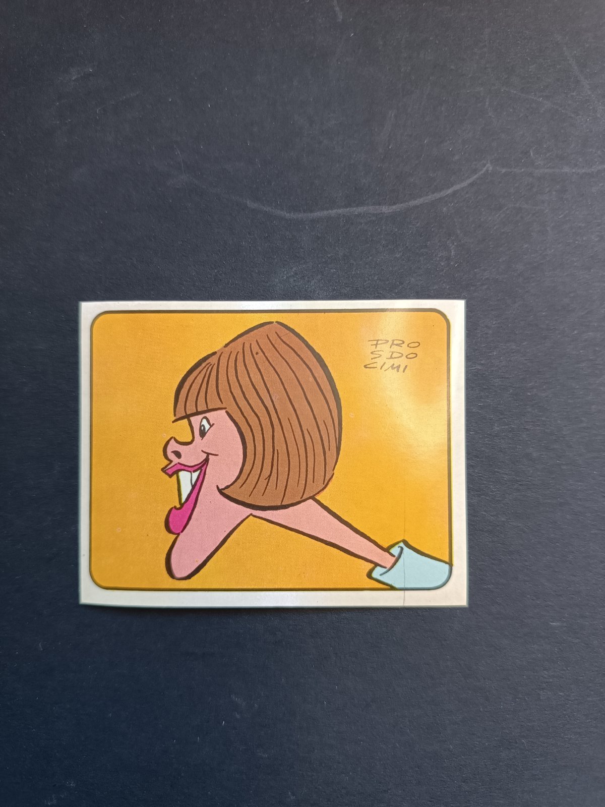 figurina ''Menù a Tendina'' cantanti 1972 panini Vignetta autoadesiva con velina - Foto 116 di 181