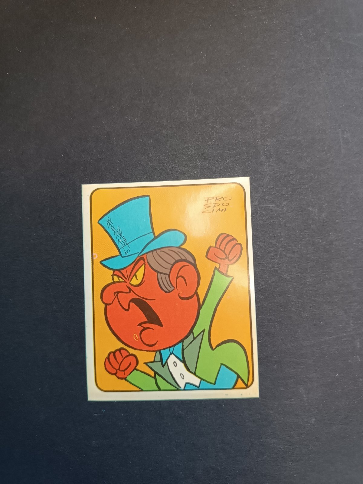 figurina ''Menù a Tendina'' cantanti 1972 panini Vignetta autoadesiva con velina - Foto 122 di 181