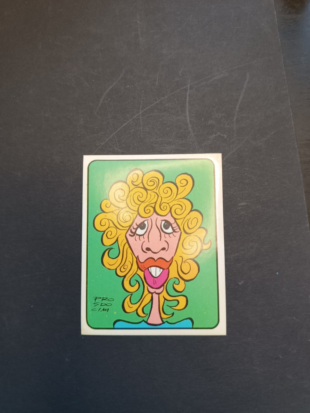 figurina ''Menù a Tendina'' cantanti 1972 panini Vignetta autoadesiva con velina - Foto 124 di 181
