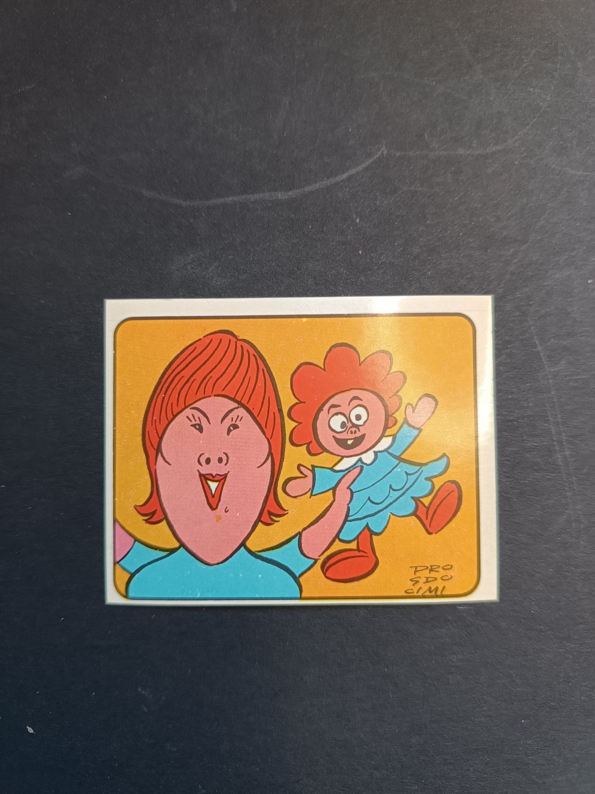 figurina ''Menù a Tendina'' cantanti 1972 panini Vignetta autoadesiva con velina - Foto 12 di 181