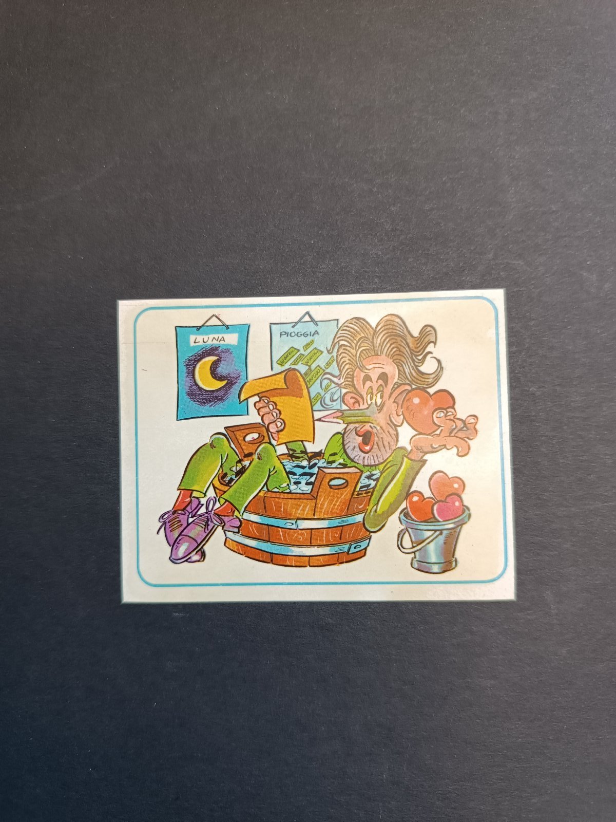 figurina ''Menù a Tendina'' cantanti 1972 panini Vignetta autoadesiva con velina - Foto 140 di 181